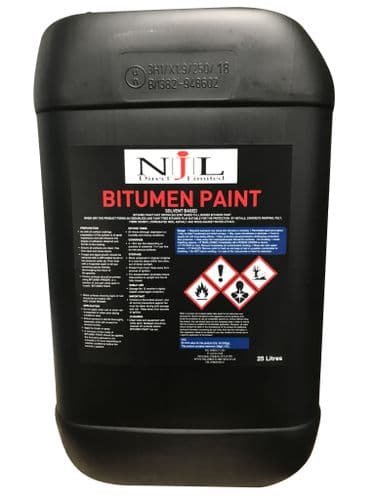 Black Bitumen Waterproof Paint 25 litre