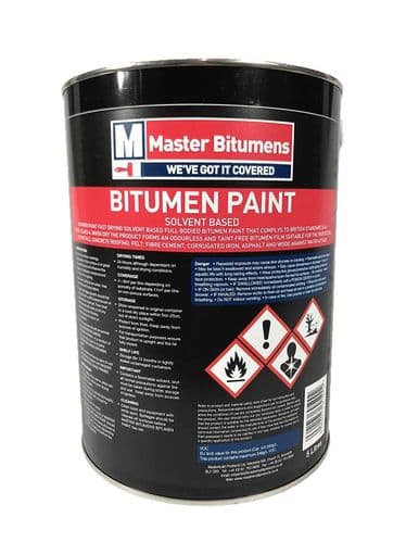 Master Bitumen Black Bitumen Waterproof Paint 5 litre